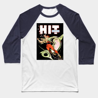 Hit Comics - Retro Poster Art Baseball T-Shirt